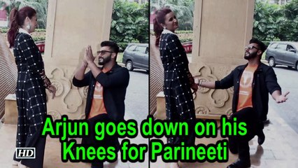Arjun goes down on his Knees for Parineeti | Namaste England