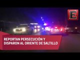 Balacera y persecución en Saltillo termina con un menor detenido