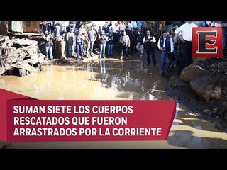 Continua búsqueda de desaparecidos en Peribán, Michoacán, por lluvias