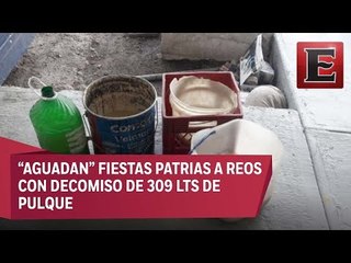 Breves Metropolitanas: Decomisan 309 lts de pulque en reclusorios