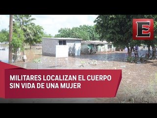 Sube a tres el número de muertos por lluvias en Sinaloa
