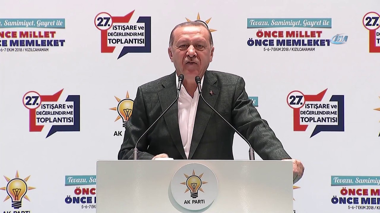 Cumhurbaşkanı Erdoğan, Kızılcahamam'da ki AK Parti Kampında Konuştu