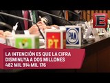 Morena propone recortar en 50% el financiamiento a partidos políticos