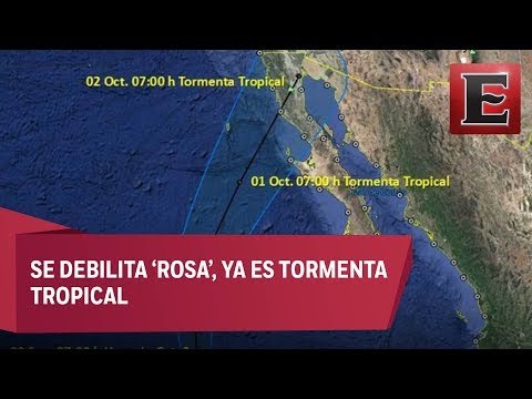 Alerta verde en 11 municipios de Sonora por la tormenta tropical Rosa