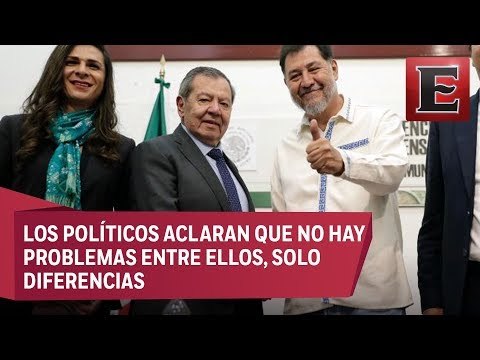Muñoz Ledo y Fernández Noroña liman asperezas tras altercado