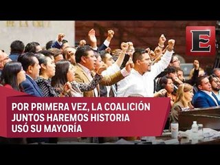 Morena prende la aplanadora; Cámara de Diputados