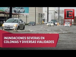 Alerta naranja en Torreón por intensas lluvias