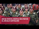 Desfile militar por el 208 aniversario de la Independencia de México