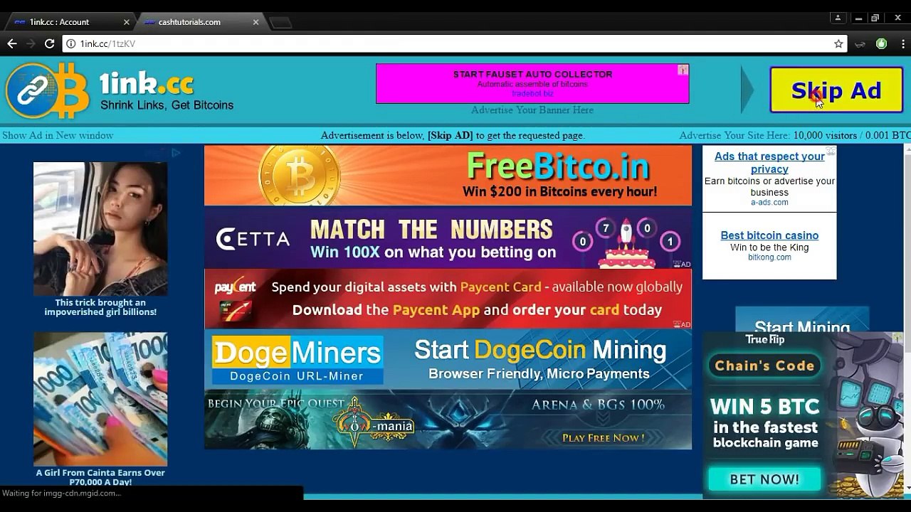 Earn Free Bitcoins 0.9 Daily 2018 (LEGIT)
