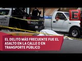 Inseguridad y violencia en México costó 299 mil mdp durante el 2017