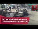 Riña entre taxistas en Chiapas deja dos personas heridas