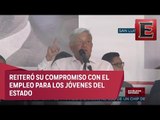 Gira de agradecimiento de López Obrador en San Luis Potosí