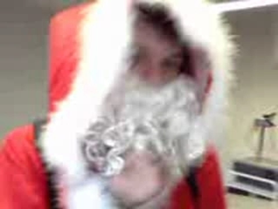 Olivier en pere noel