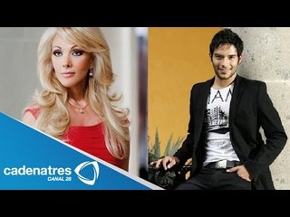 Olivia Collins enamorada de su joven novio, Agustín Arguello