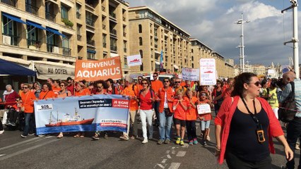 Marseille : 2000 personnes ont répondu présent à l'appel de SOS Méditerranée