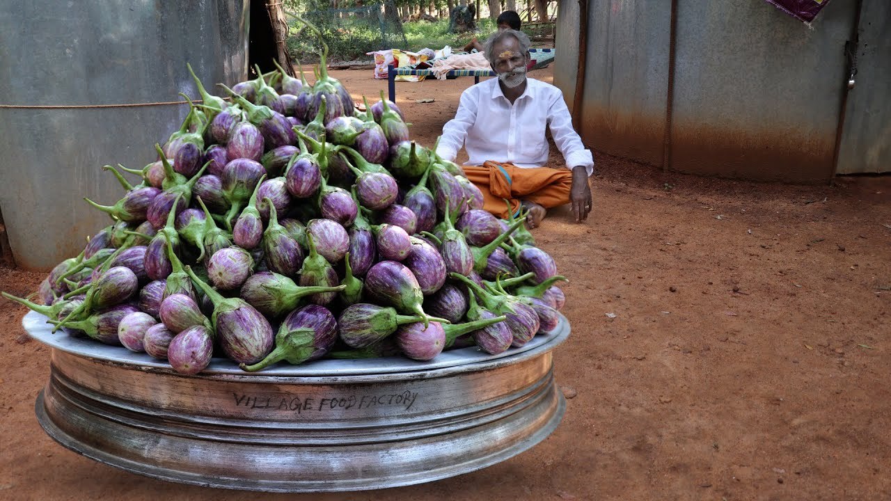 VEG!!! BRINJAL Recipe Prepared by my Daddy Arumugam