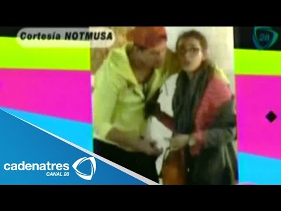 Eleazar Gómez y Danna Paola pelean afuera de un cine