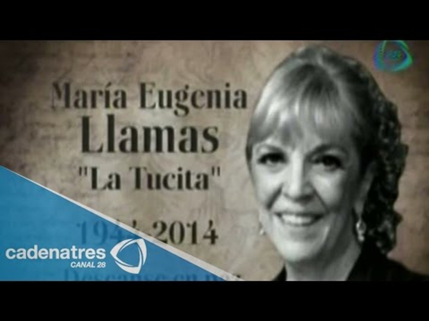 Muere María Eugenia Llamas, “La tucita” / Die María Eugenia Llamas,