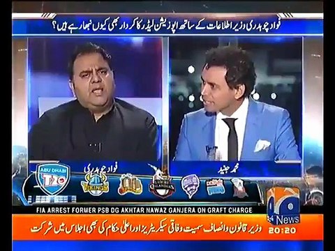 Main Aap Ke Clips Nikaal Kr Dikhana Shiroo Kr Doonga To Aapko Burra Lagay Ga- Fawad Ch To Geo Anchor