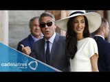 George Clooney y Amal Alamuddin se casan / George Clooney y alamuddin wedding