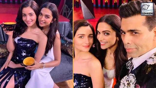 Finally! Deepika Padukone & Alia Bhatt Shoot For Koffee With Karan With A Bang