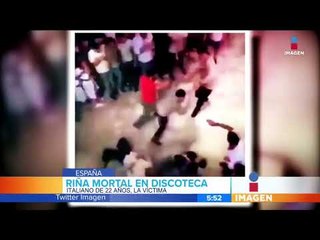 Riña mortal en discoteca de España | Noticias con Francisco Zea