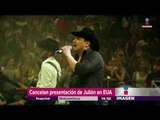 Cancelan conciertos de Julión ante acusaciones | Noticias con Yuriria Sierra