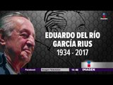 Falleció Eduardo del Río, 'Rius', célebre caricaturista | Noticias con Yuriria Sierra