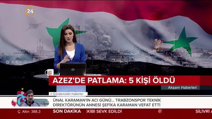 Azez'de patlama: 5 kişi hayatını kaybetti