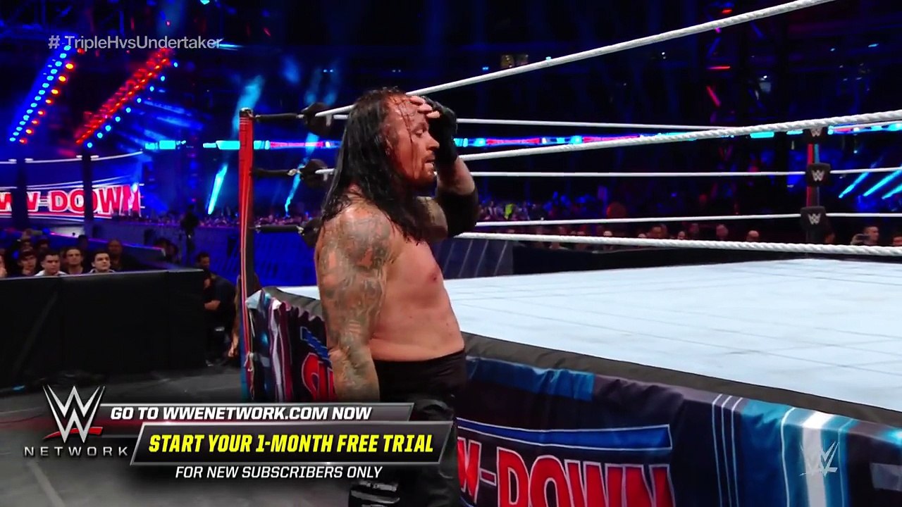 Triple H and Undertaker take their fight to the extreme- WWE Super Show-Down 2018 (WWE Network)