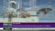 Ecuador: impulsan campos petroleros en Orellana, Napo y Sucumbíos