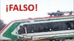 Foto de tren interurbano caído ¡ES FALSA! | Noticias con Yuriria Sierra
