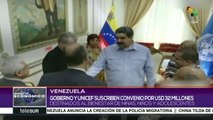 Venezuela: Gob. y UNICEF firman convenio por 32 mdd