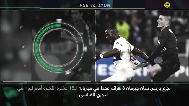 كرة قدم: الدوري الفرنسي: موقعة كرويّة ساخنة – باريس سان جيرمان × ليون