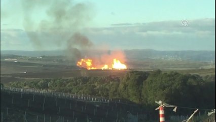 Silivri'de doğalgaz hattında patlama - İSTANBUL