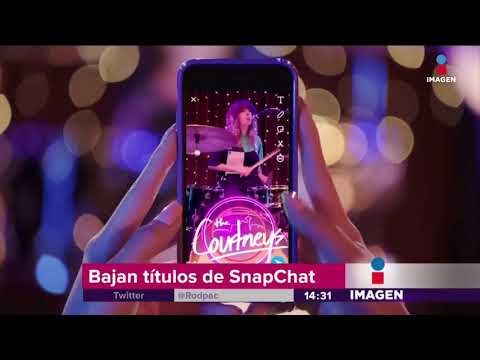 Snapchat cae en la bolsa de valores | Noticias con Yuriria Sierra