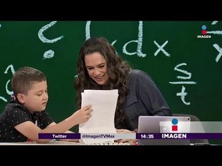 Entrevista con niño genio mexicano | Noticias con Yuriria Sierra