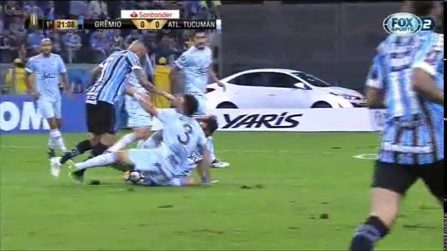 Grêmio 4x0 Atl 0 Tucumán (ARG) 1 tempo libertadores 2018