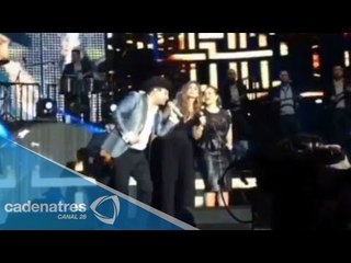 Julión Álvarez, Ana Bárbara y Chiquis cantan juntos en Los Ángeles, California
