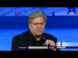 Steve Bannon fuera del gabinete de Washington | Noticias con Yuriria Sierra