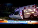 Ambulancia con embarazada cae en socavón | Noticias con Francisco Zea