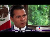 EPN habla sobre el socavón del Paso Exprés | Noticias con Yuriria Sierra