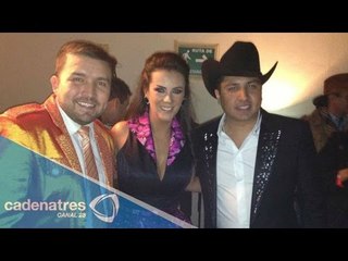 Edith Márquez y Julión Álvarez en concierto