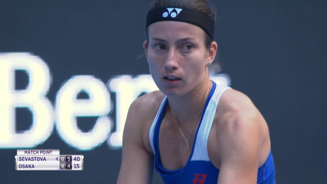 Sevastova sees off weary Osaka to reach China Open final