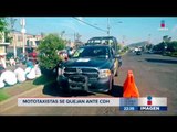 Mototaxistas se quejan ante Derechos Humanos | Noticias con Ciro Gómez Leyva