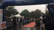 Loudéac-Pontivy. Les coureurs passent la ligne d’arrivée