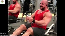 Huge 25 years old Bodybuilder Morgan MacDonald Posing flexing -- Workout