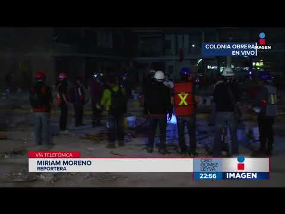 En la colonia Obrera solo los civiles siguen buscando sobrevivientes | Noticias con Ciro Gómez Leyva