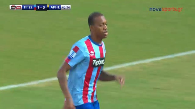 1-0 Luis Domingues Gustavo Goal - Panionios 1-0 Aris 06.01.2018 [HD]