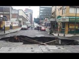 Gigante socavón en centro de CDMX | Noticias con Yuriria Sierra